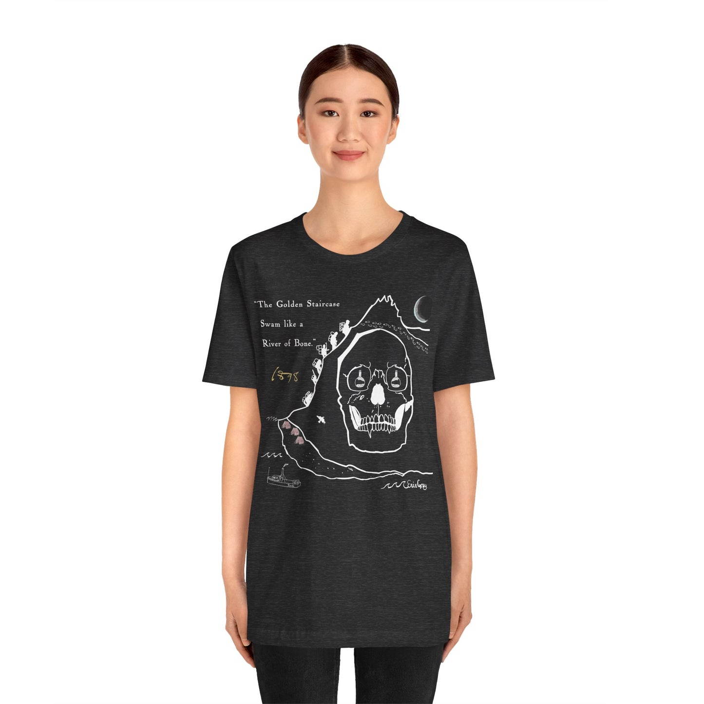 Klondike Gold Rush Story Tee — "The Golden Staircase Swam Like a River of Bone"