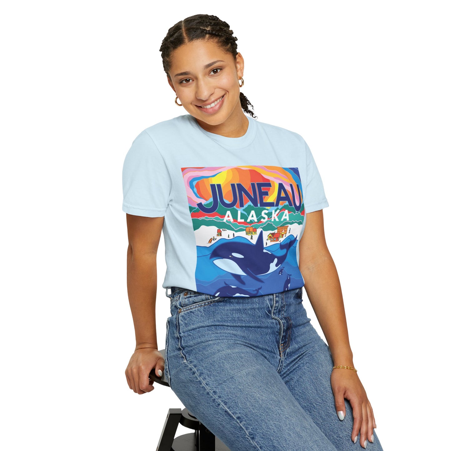 Juneau Alaska Orca T-Shirt – Whale Watching Souvenir Tee