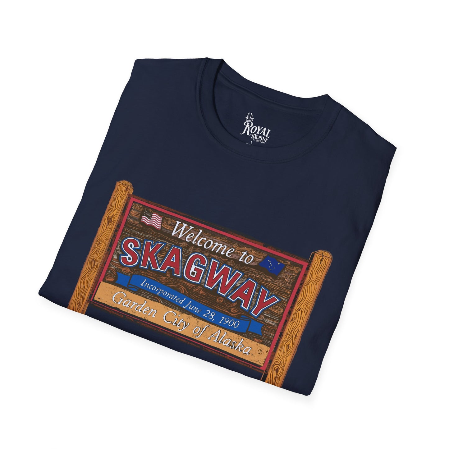 Welcome to Skagway Alaska T-Shirt – Skagway Alaska Souvenir | Gold Rush Frontier Shirt