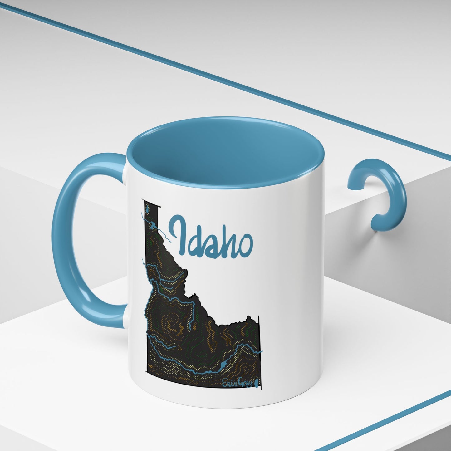 Idaho State Pride Coffee Mug — Designed by an independent Idaho artist — not a mass-produced brand.
