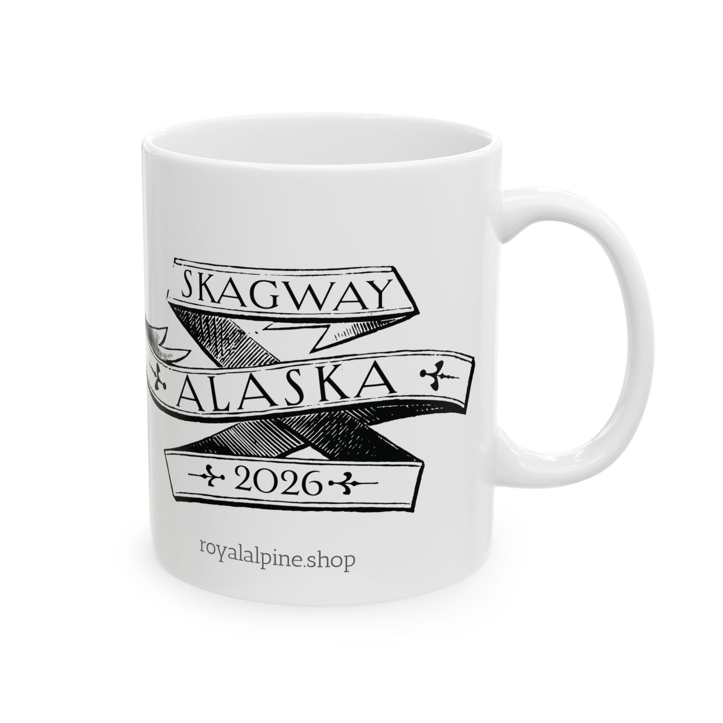 Welcome to Skagway Alaska Mug – Gold Rush Alaska Cruise Souvenir Coffee Mug