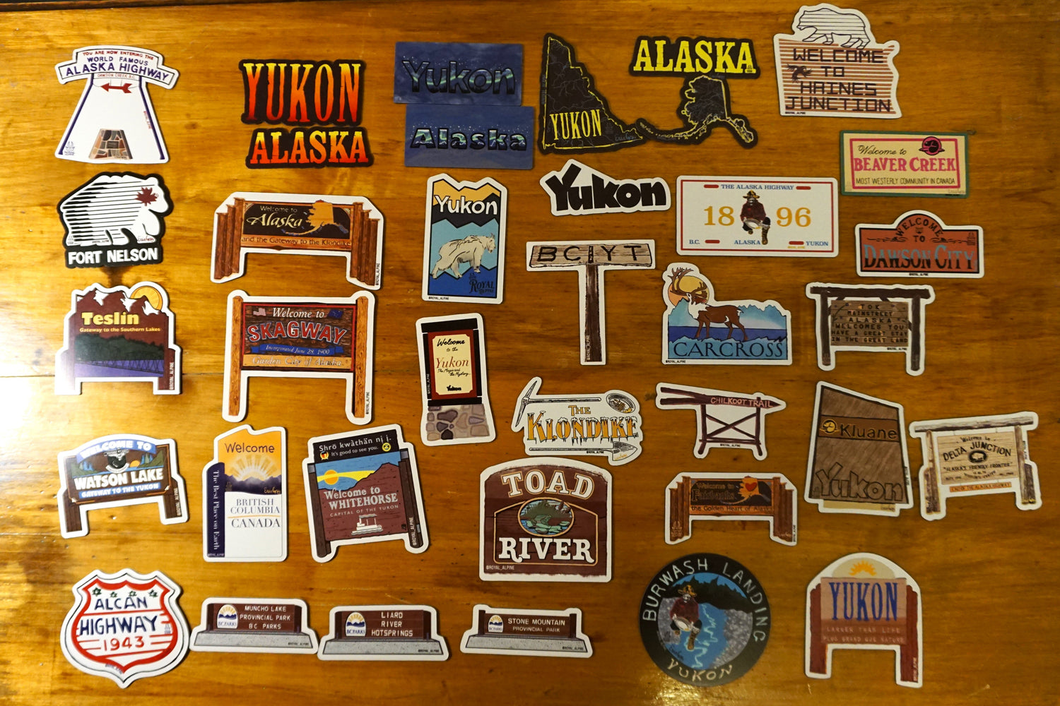 AlCan Highway Collection:  B.C. / Yukon / Alaska