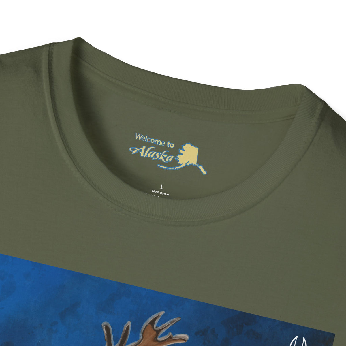 Caribou Reindeer Alaska Yukon T-Shirt — Vintage Wildlife Graphic Tee