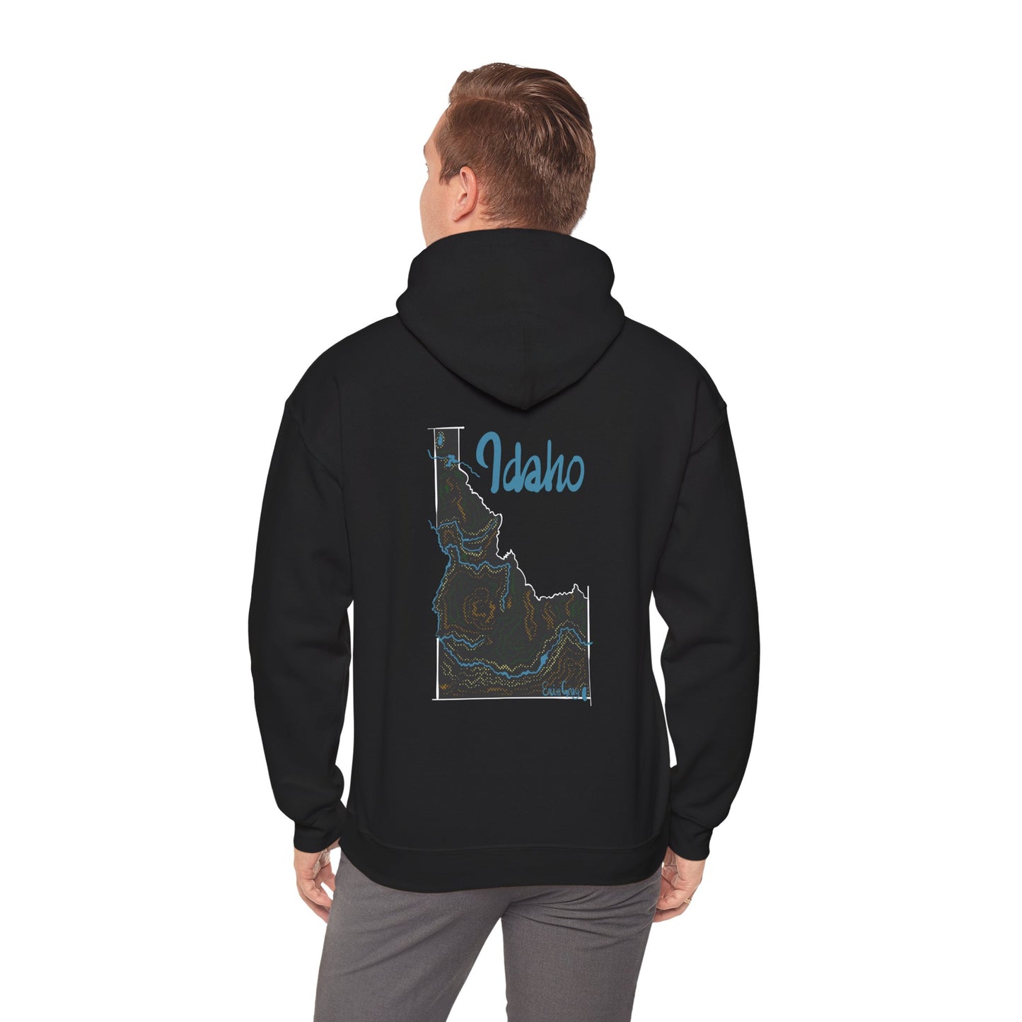 Idaho State Pride Hoodie — Designed by an Independent Idaho Artist
