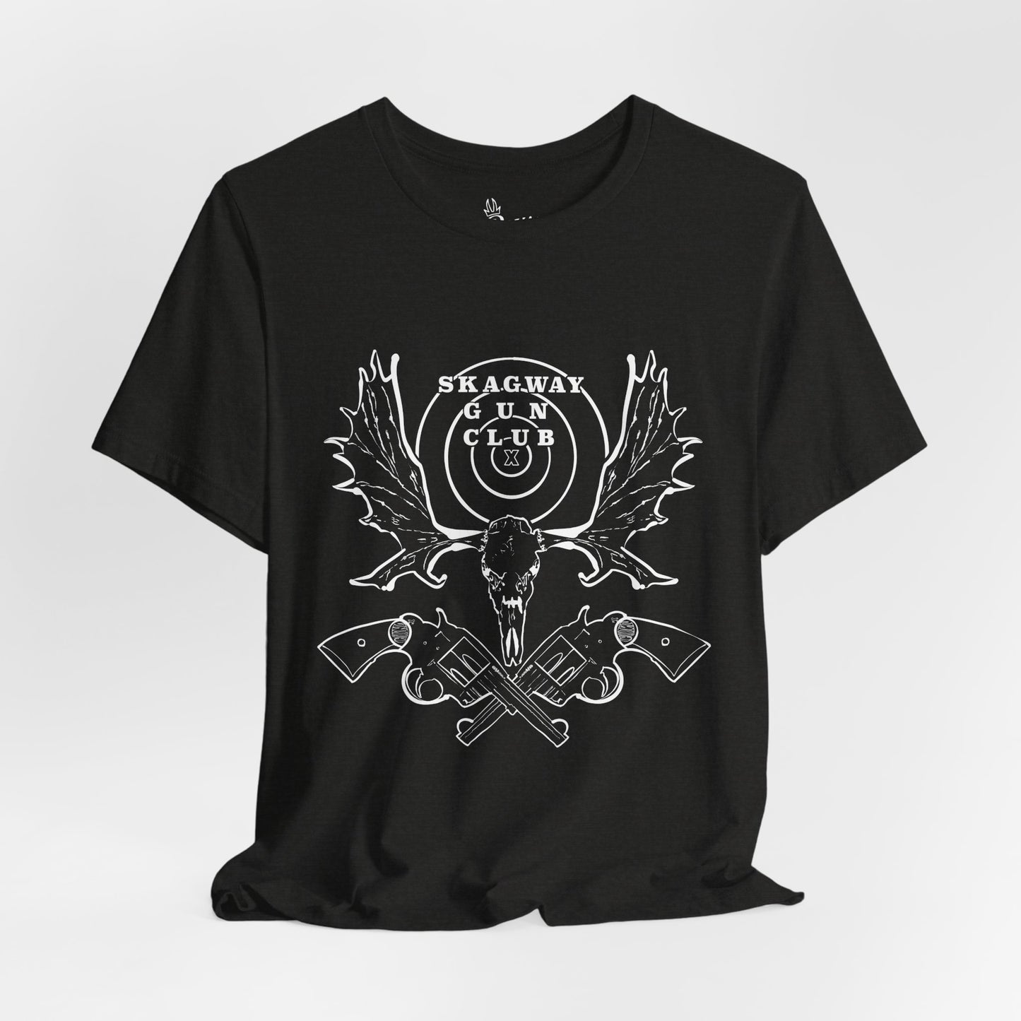 Skagway Gun Club T-shirt | Give Thanks. Sleep light.
