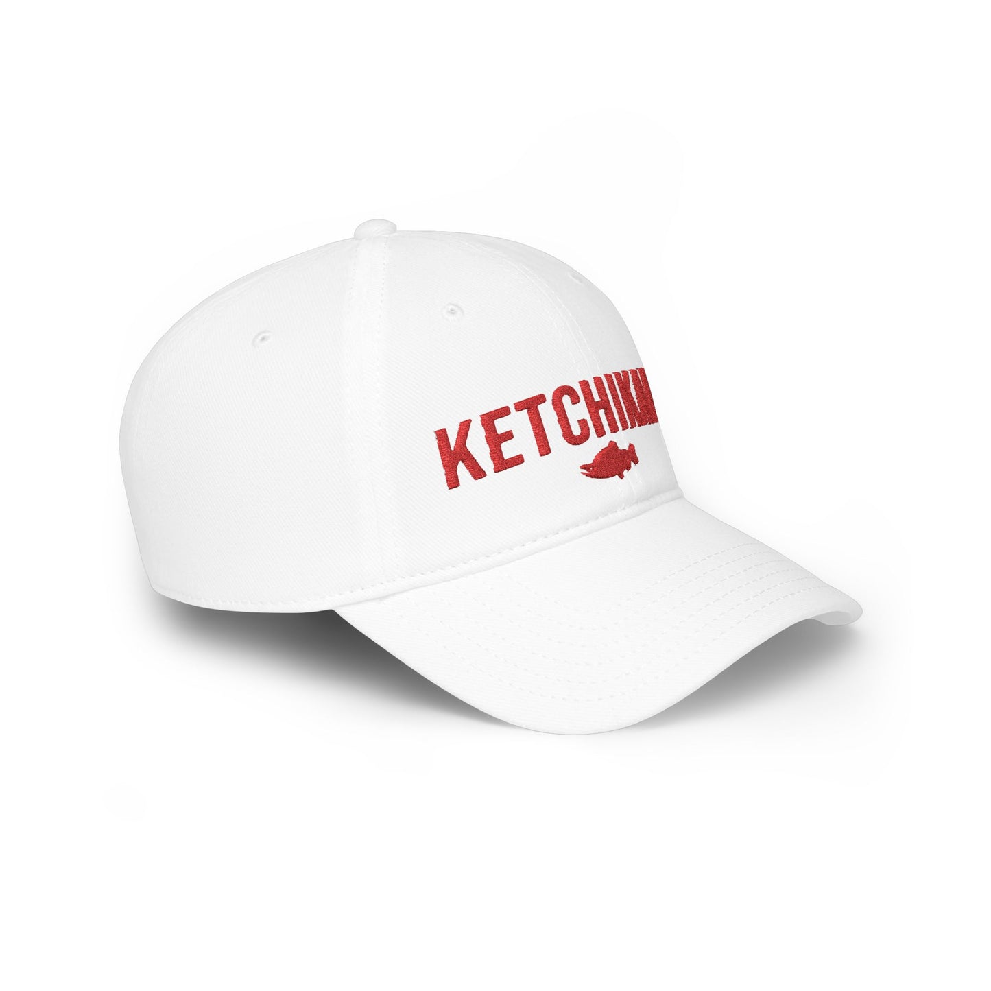 Ketchikan Alaska Embroidered Baseball Cap | Salmon Fishing Hat | Alaska Gift