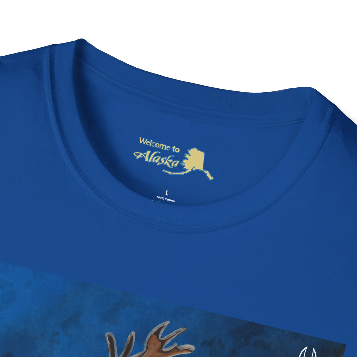Caribou Reindeer Alaska Yukon T-Shirt — Vintage Wildlife Graphic Tee