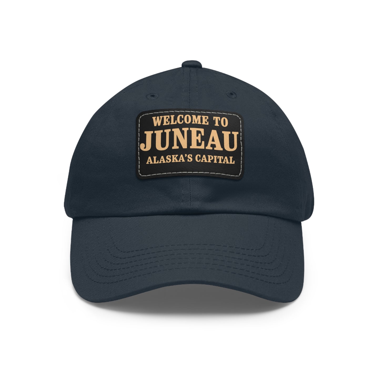 Juneau Alaska Leather Patch Hat – Welcome to Juneau Cap