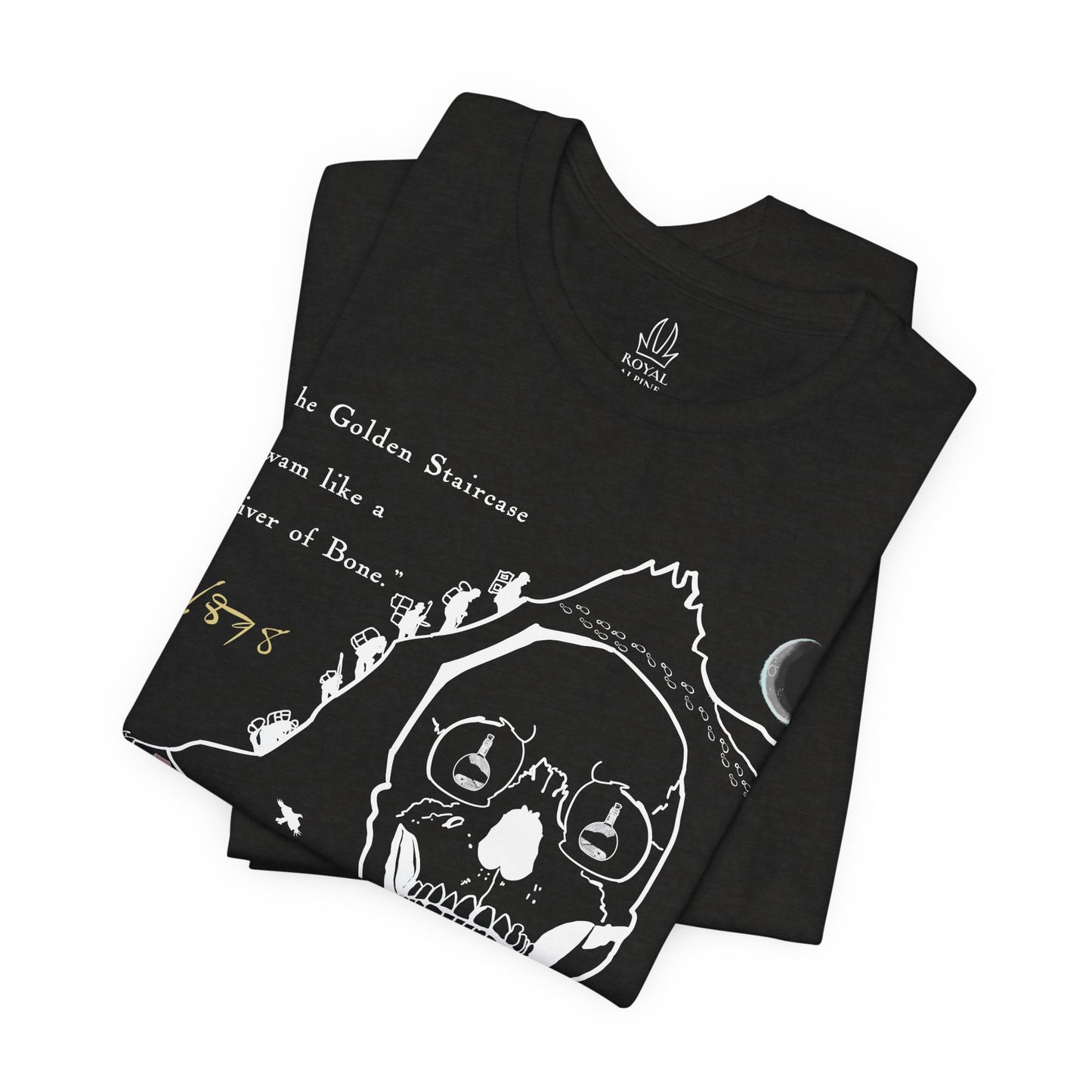 Klondike Gold Rush Story Tee — "The Golden Staircase Swam Like a River of Bone"