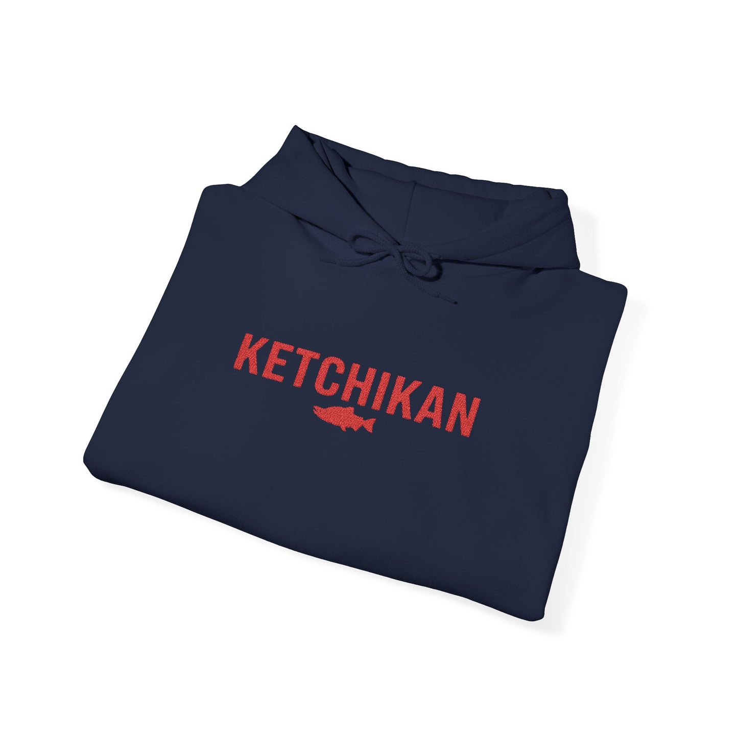 Ketchikan Alaska Salmon Hoodie — Alaskan Fishing Retreat Sweatshirt