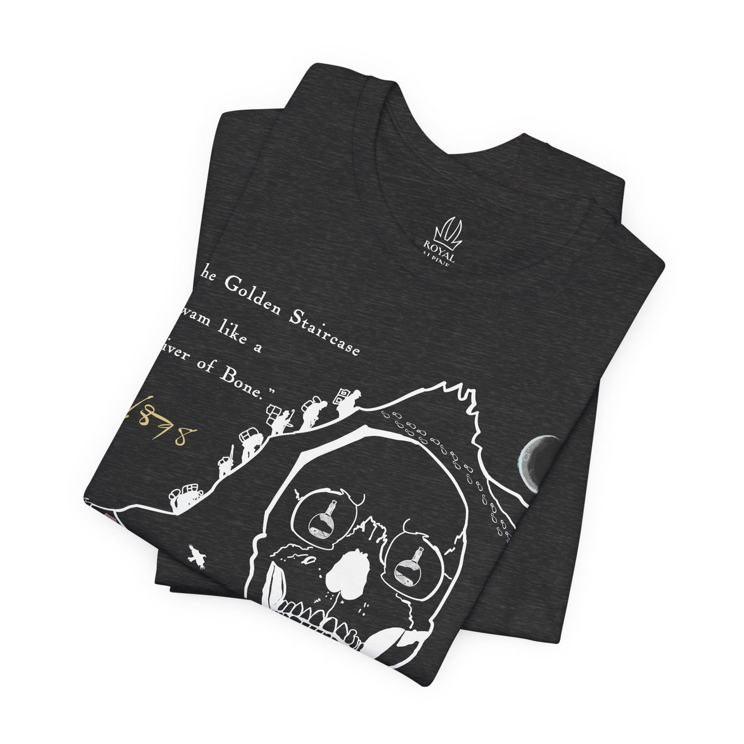 Klondike Gold Rush Story Tee — "The Golden Staircase Swam Like a River of Bone"
