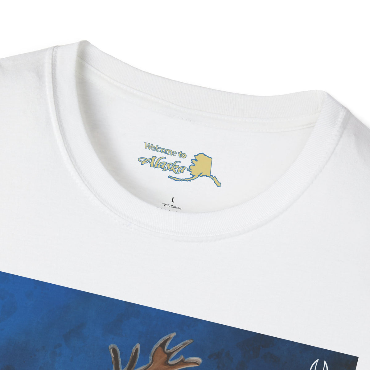 Caribou Reindeer Alaska Yukon T-Shirt — Vintage Wildlife Graphic Tee
