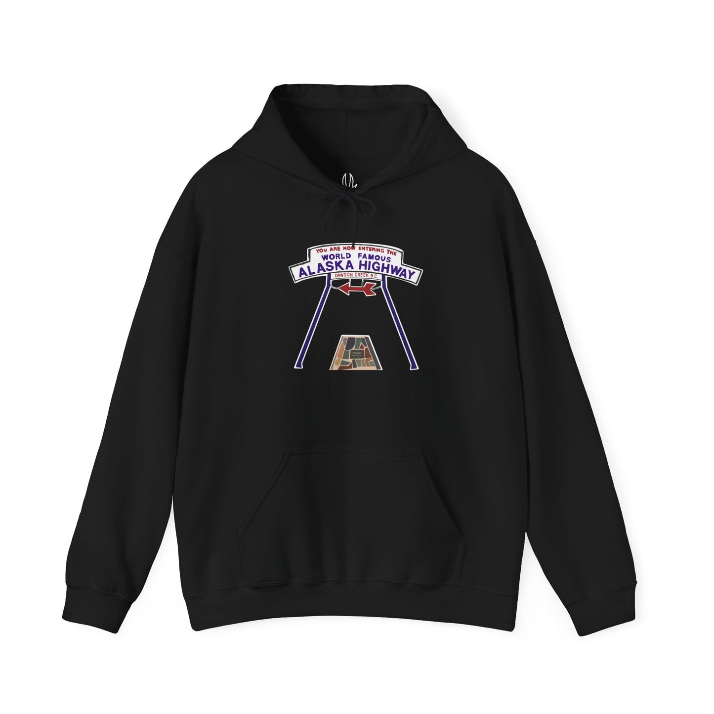 Alaska Highway Sign Hoodie – Word Famous Alaska Highway Pullover