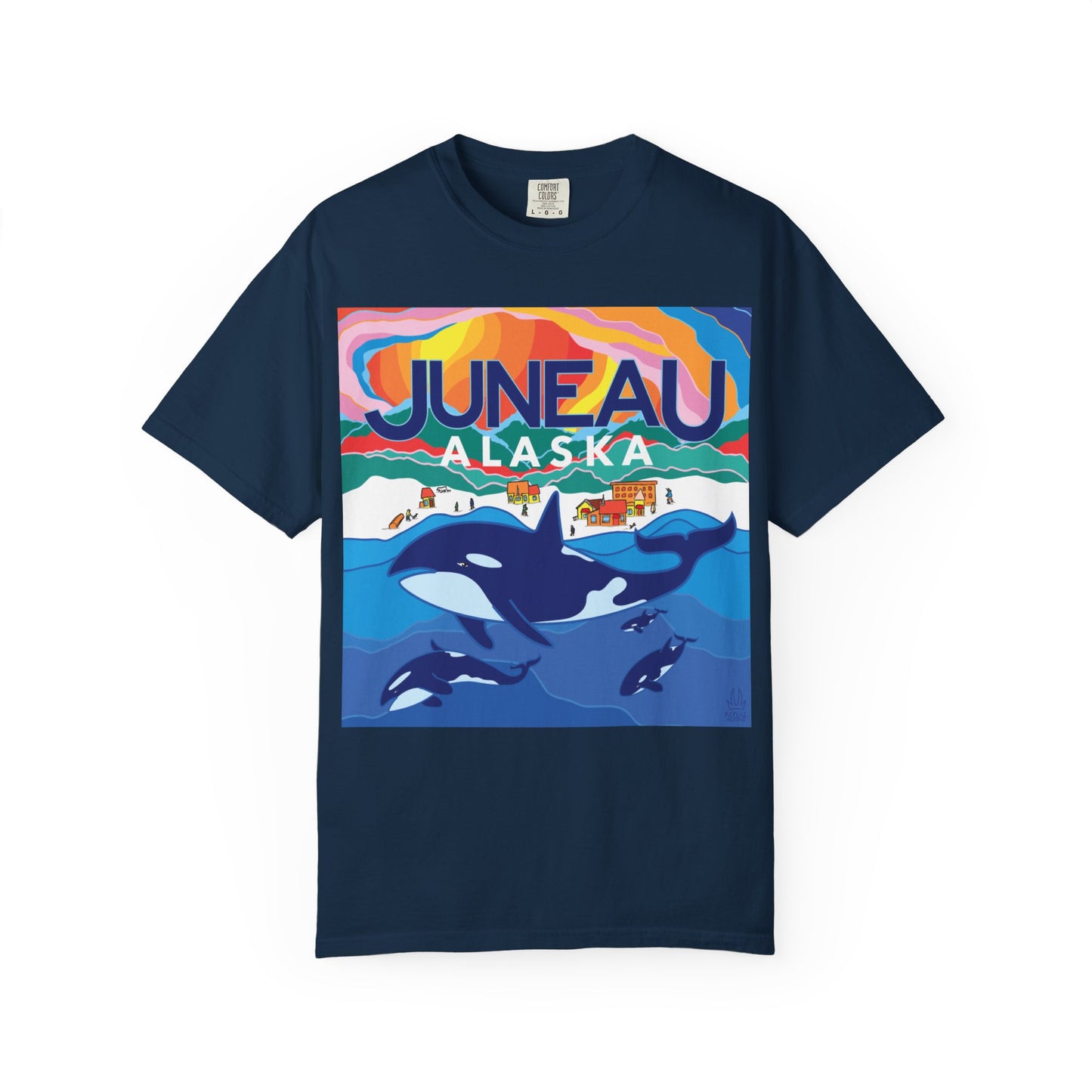 Juneau Alaska Orca T-Shirt – Whale Watching Souvenir Tee