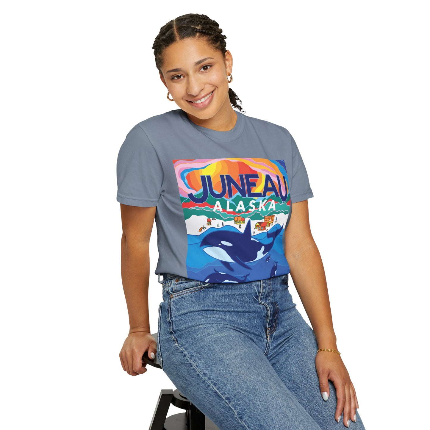 Juneau Alaska Orca T-Shirt – Whale Watching Souvenir Tee