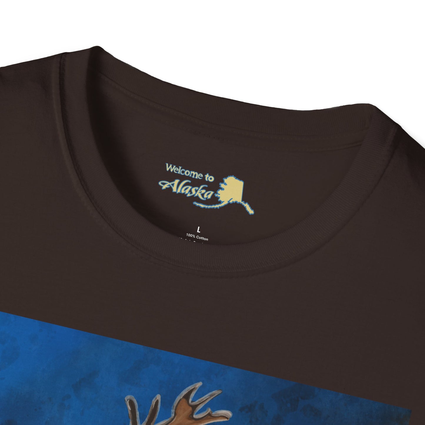 Caribou Reindeer Alaska Yukon T-Shirt — Vintage Wildlife Graphic Tee