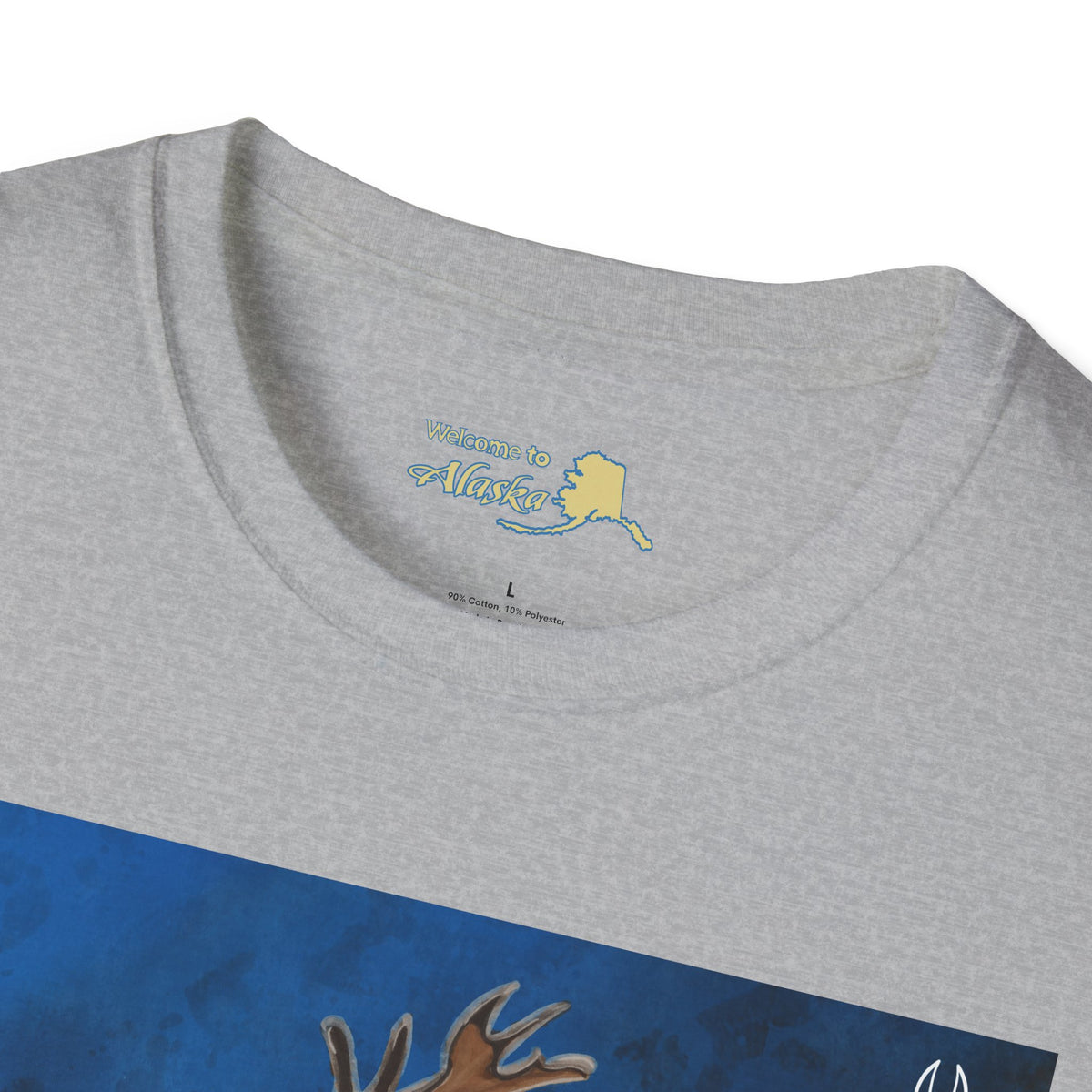 Caribou Reindeer Alaska Yukon T-Shirt — Vintage Wildlife Graphic Tee