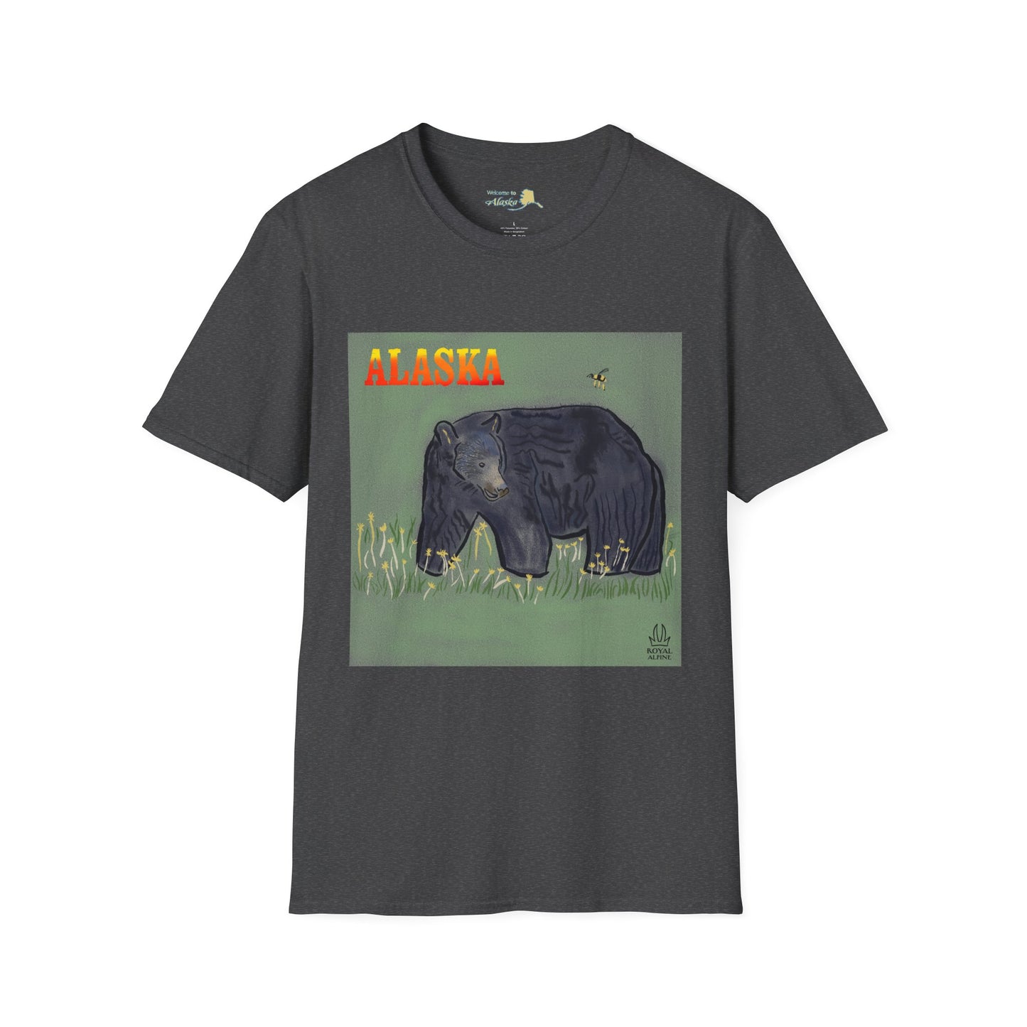 Alaska Black Bear T-Shirt — Vintage Wildlife Graphic Tee