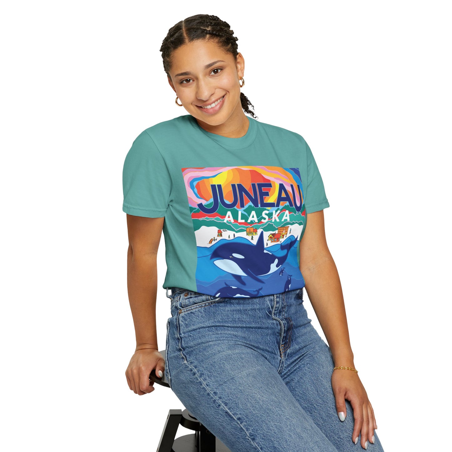 Juneau Alaska Orca T-Shirt – Whale Watching Souvenir Tee