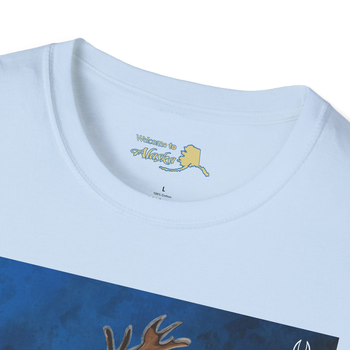Caribou Reindeer Alaska Yukon T-Shirt — Vintage Wildlife Graphic Tee