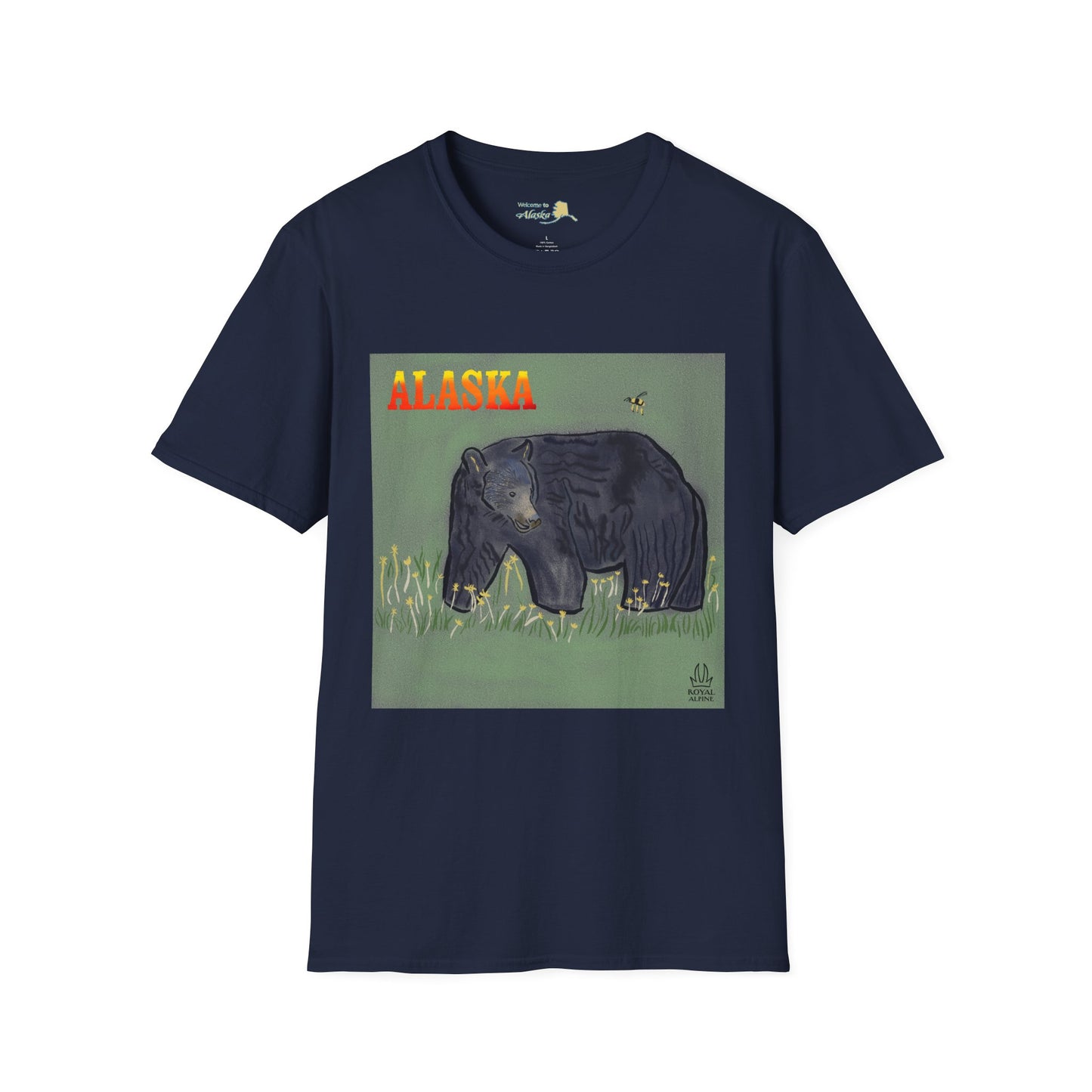 Alaska Black Bear T-Shirt — Vintage Wildlife Graphic Tee