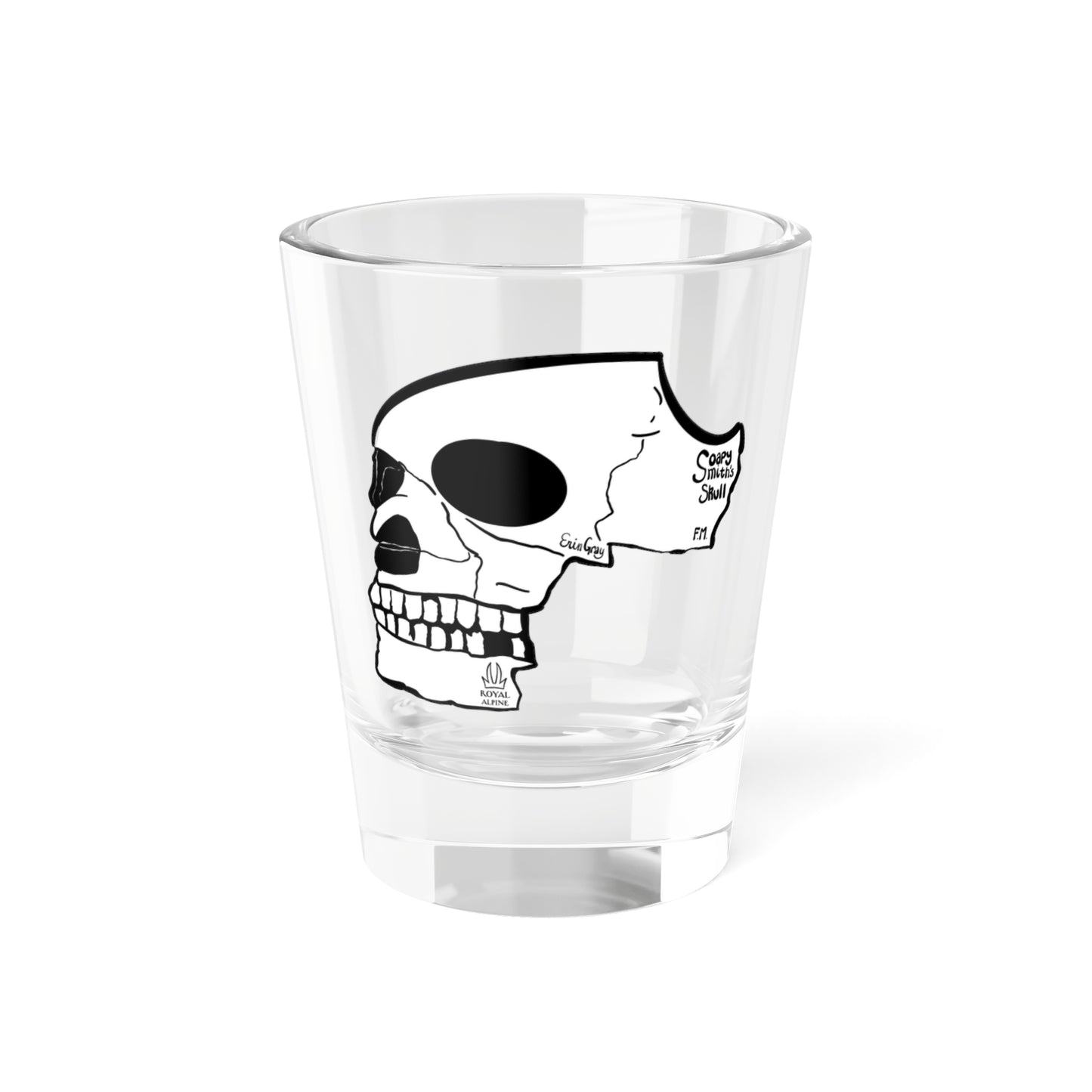 Legendary Soapy Smith's Skull Shot Glass — OG Skagway Graffiti