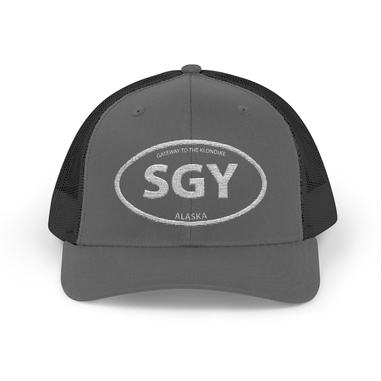 SGY Skagway, Alaska Trucker Hat — Vintage Gateway to the Klondike Snapback Cap
