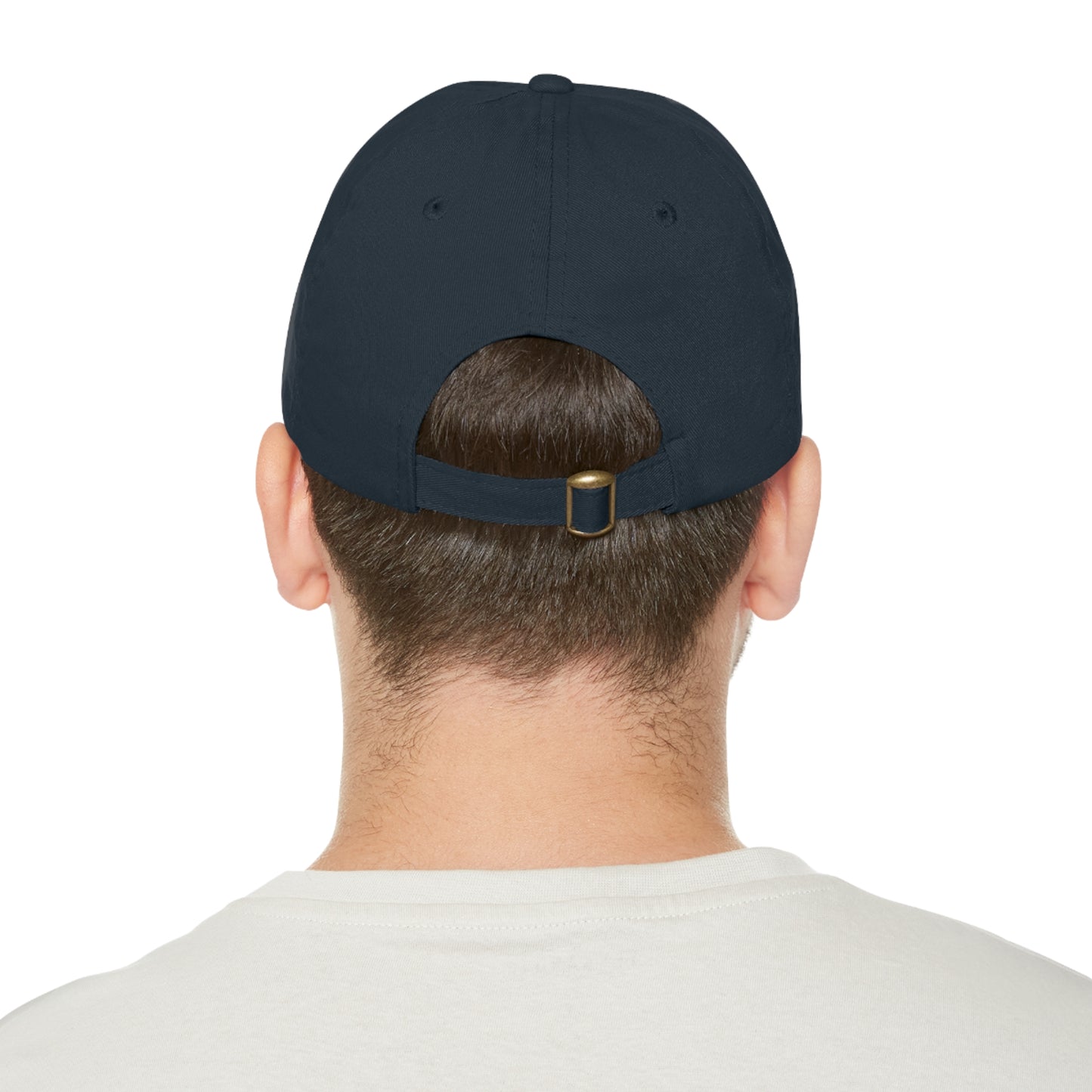 Welcome to Skagway Hat —  Skagway, Alaska Leather Patch Dad Hat