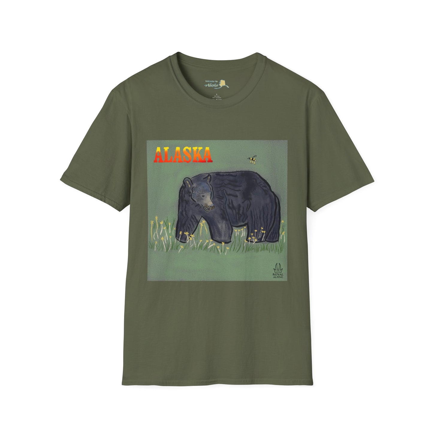 Alaska Black Bear T-Shirt — Vintage Wildlife Graphic Tee