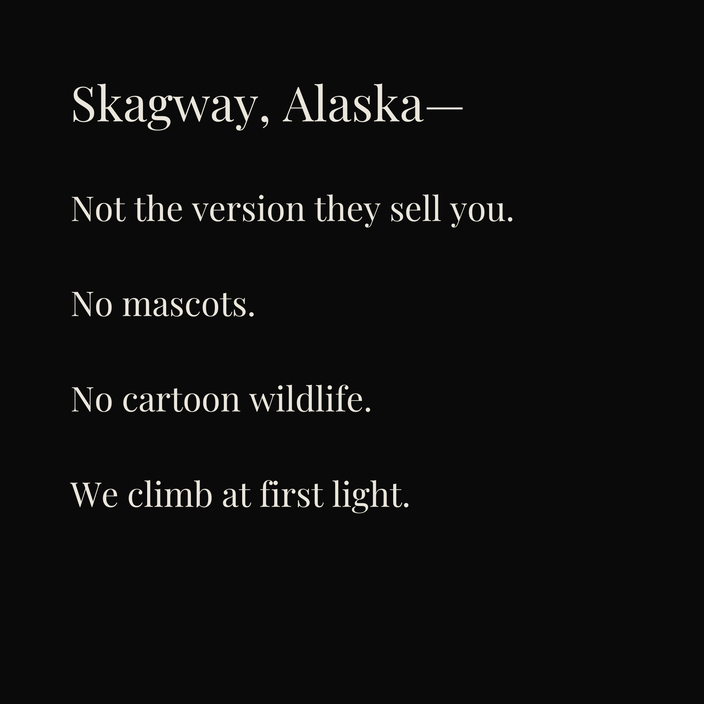 Skagway Gun Club T-shirt | Give Thanks. Sleep light.