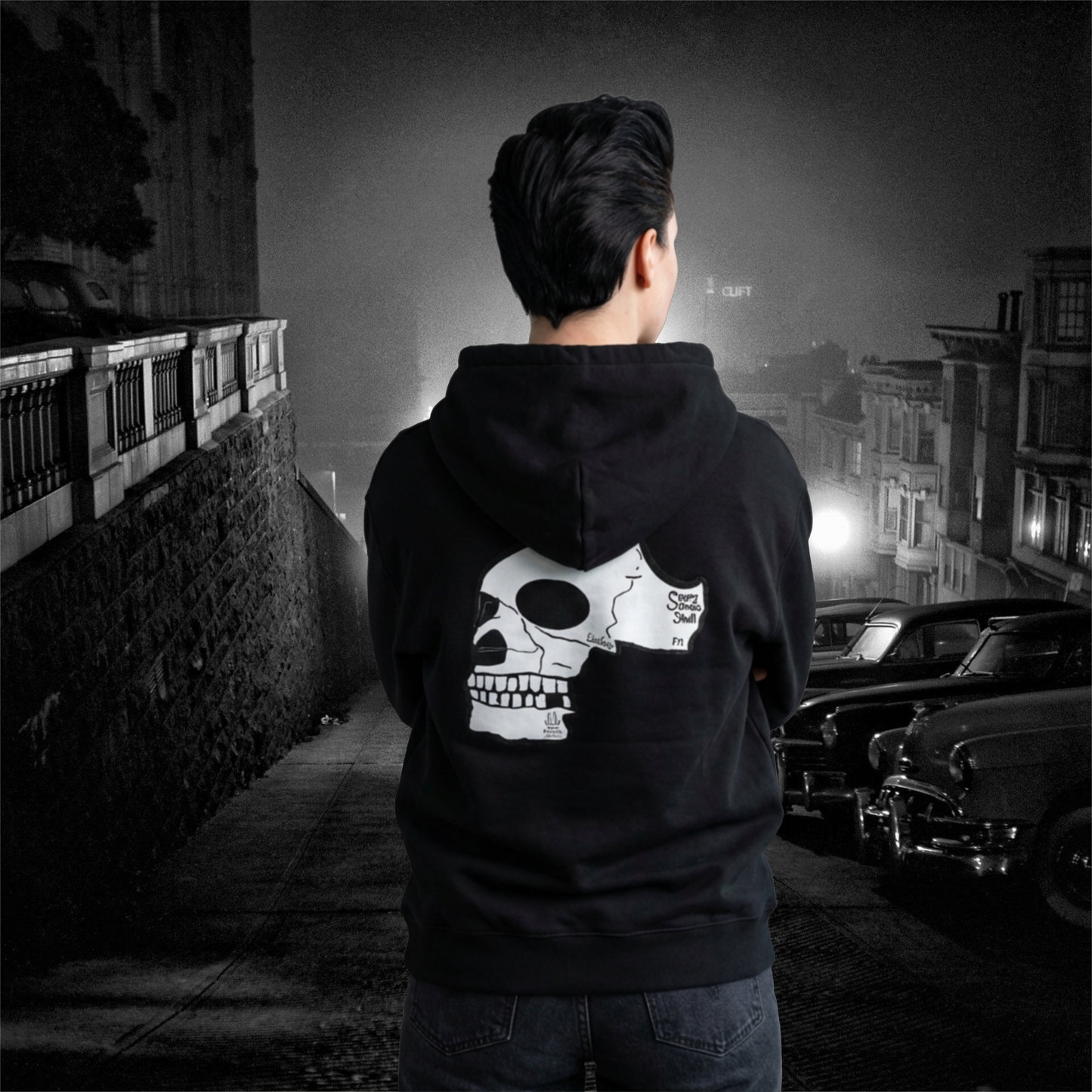 Soapy Smith Skull Hoodie - Skagway, Alaska Hoodie | Skagway Royal Gun Club — Wear the Outlaw