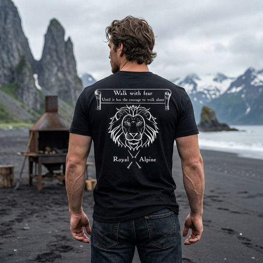 Walk With Fear — Royal Alpine Tee