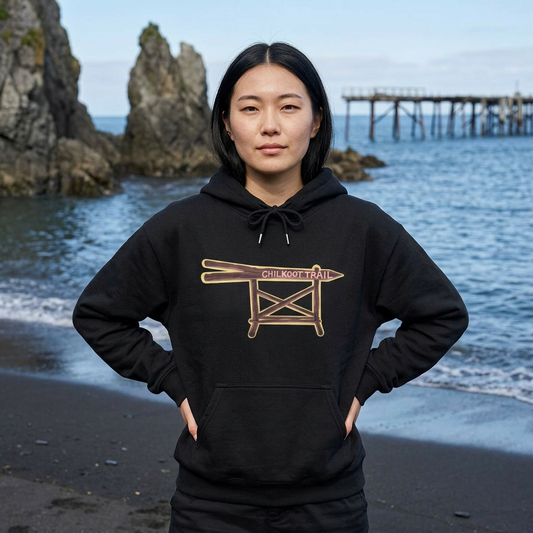 Klondike Gold Rush Skagway Hoodie — "The Golden Staircase Swam Like a River of Bone"