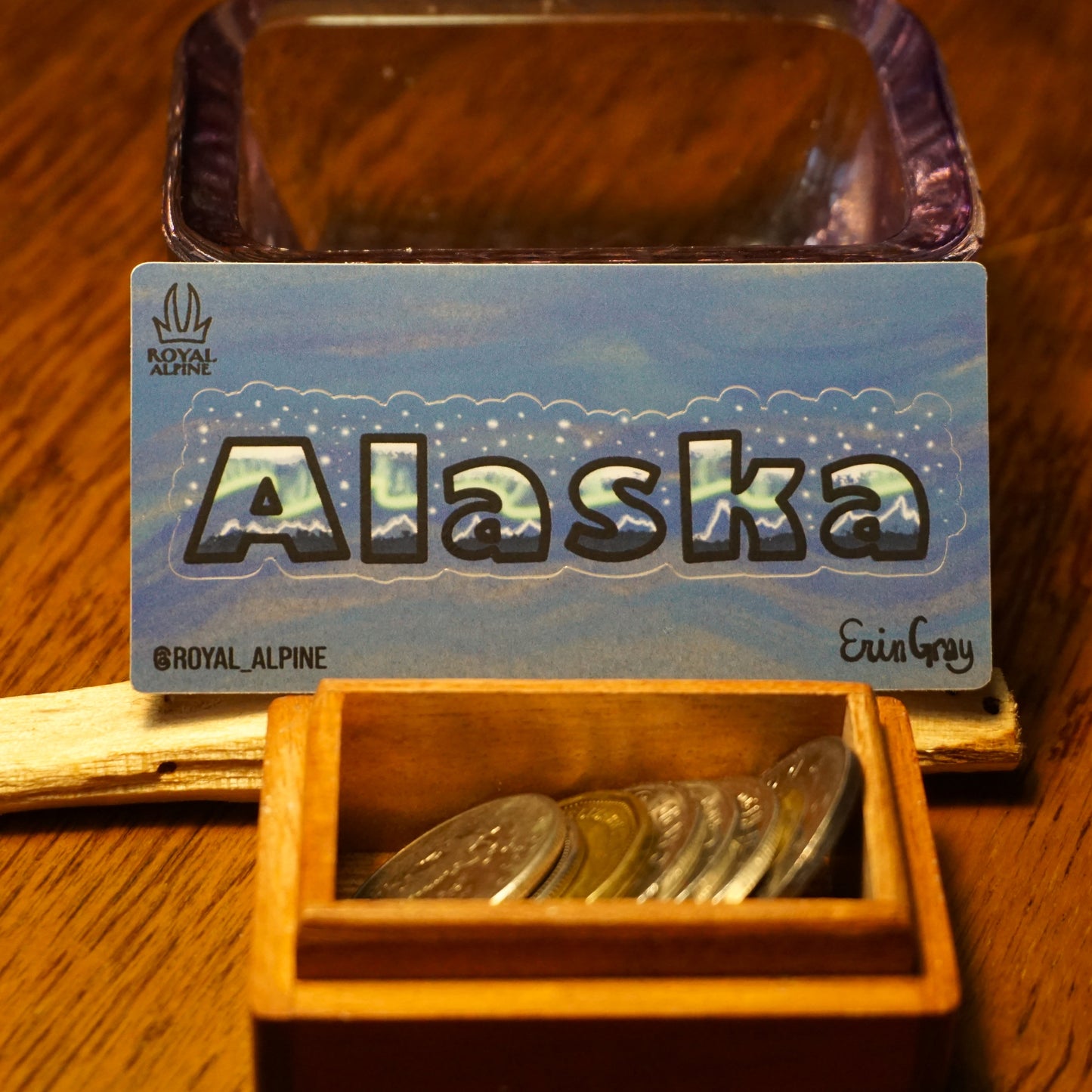 Alaskan Flurry Stickers and Magnets
