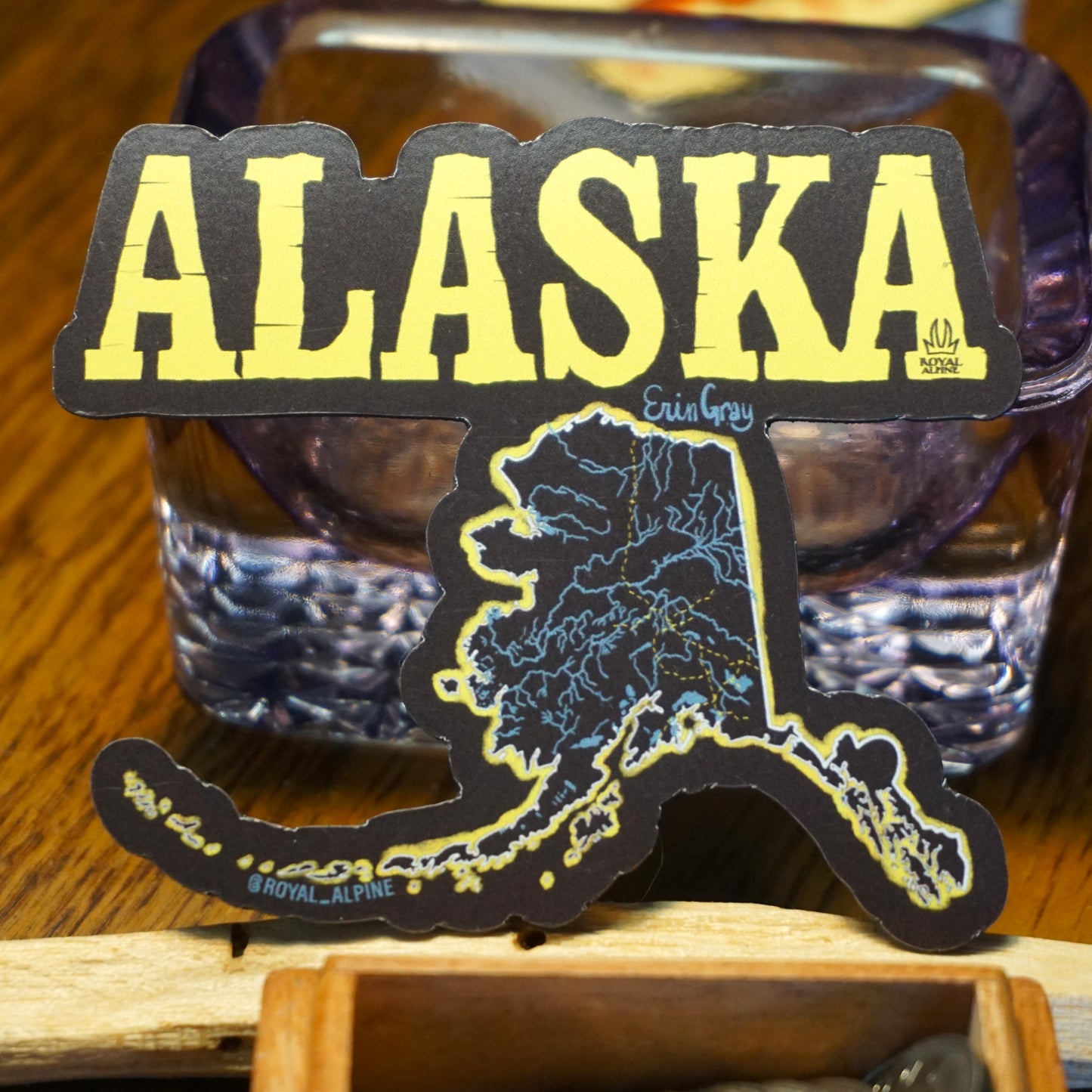 Alaskan "Rivers and Roads" Stickers and Magnets