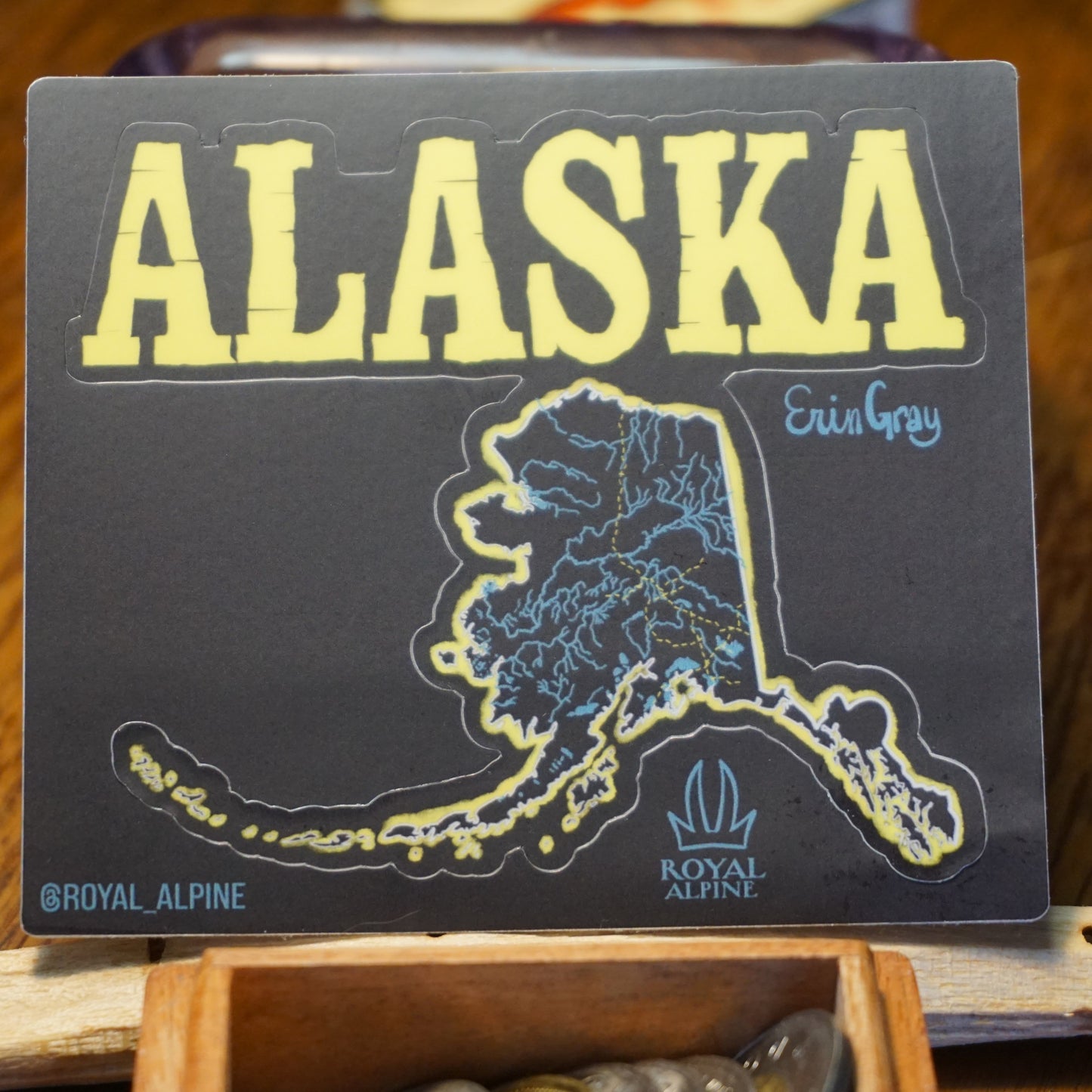 Alaskan "Rivers and Roads" Stickers and Magnets