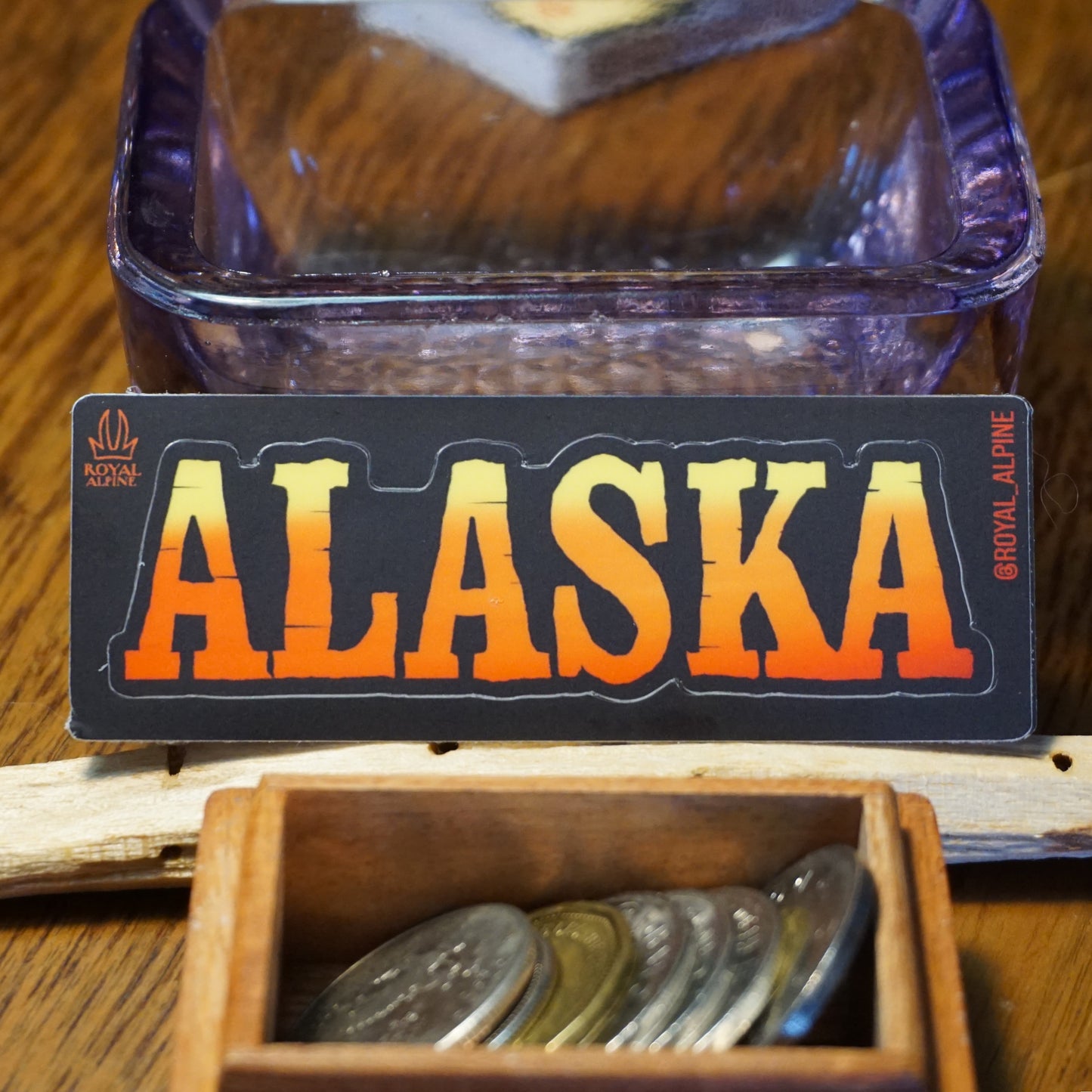 Alaska Rising Stickers and Magnets