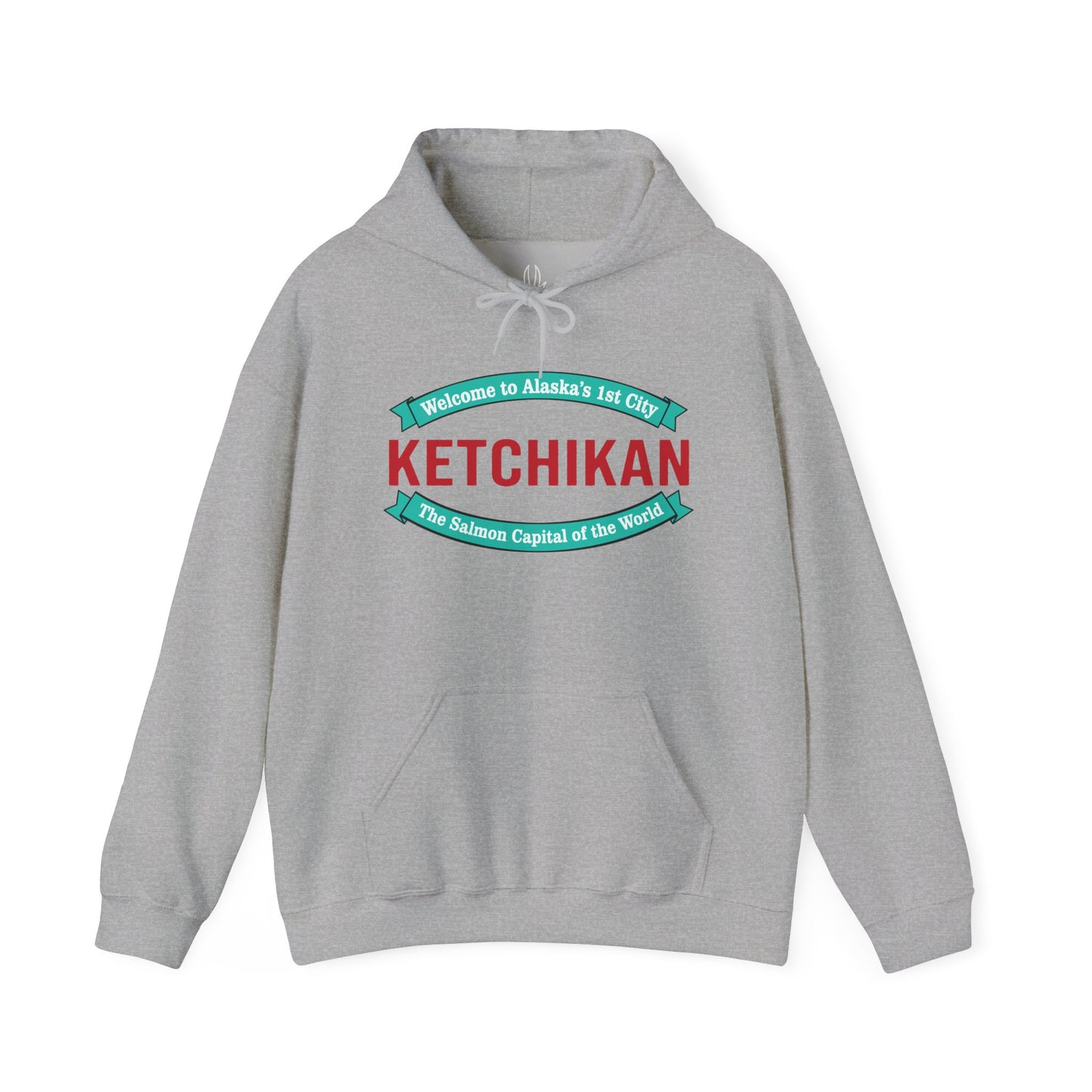 Ketchikan Alaska Hooded Sweatshirt - 'Welcome to Alaska's 1st City' Travel Pullover