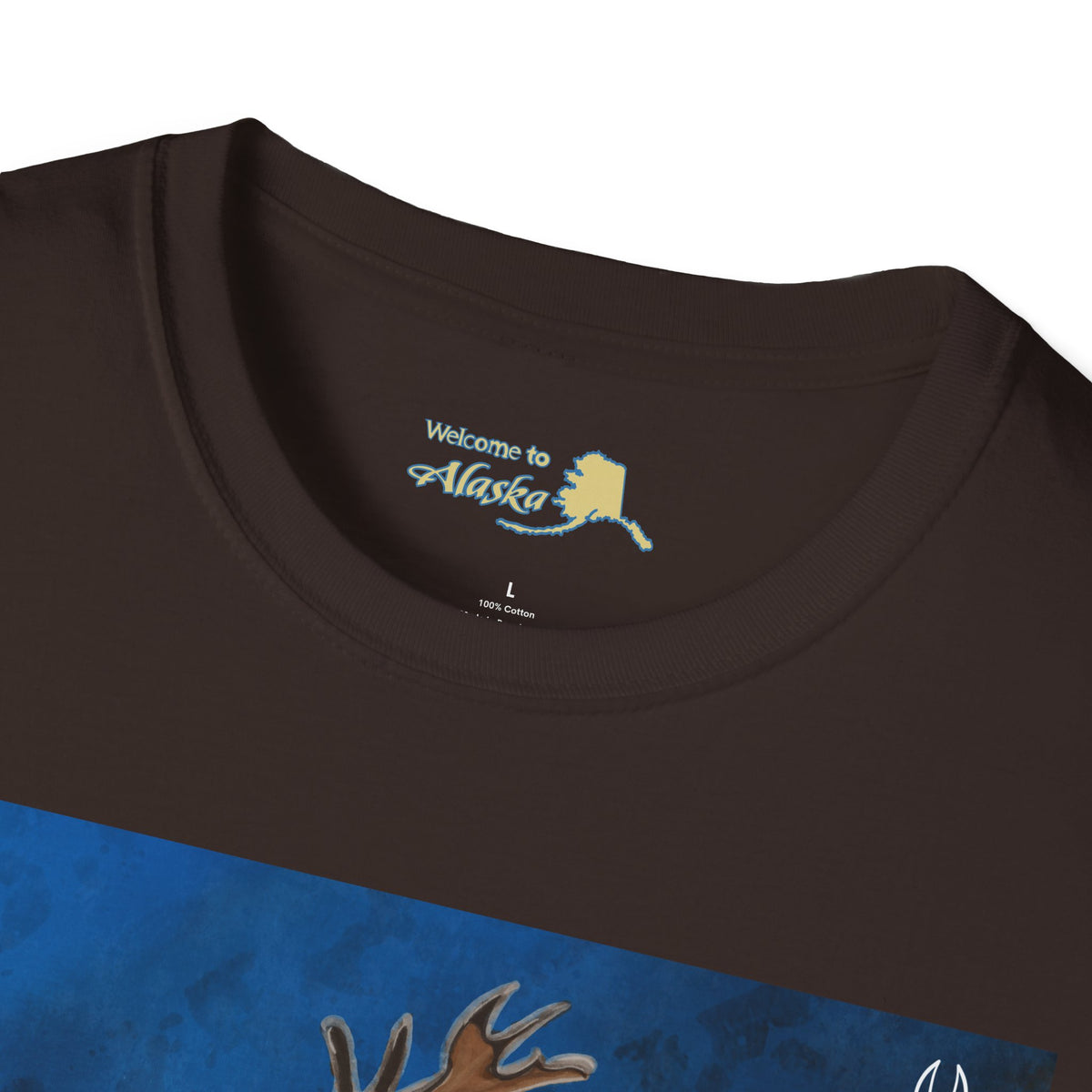Caribou Reindeer Alaska Yukon T-Shirt — Vintage Wildlife Graphic Tee