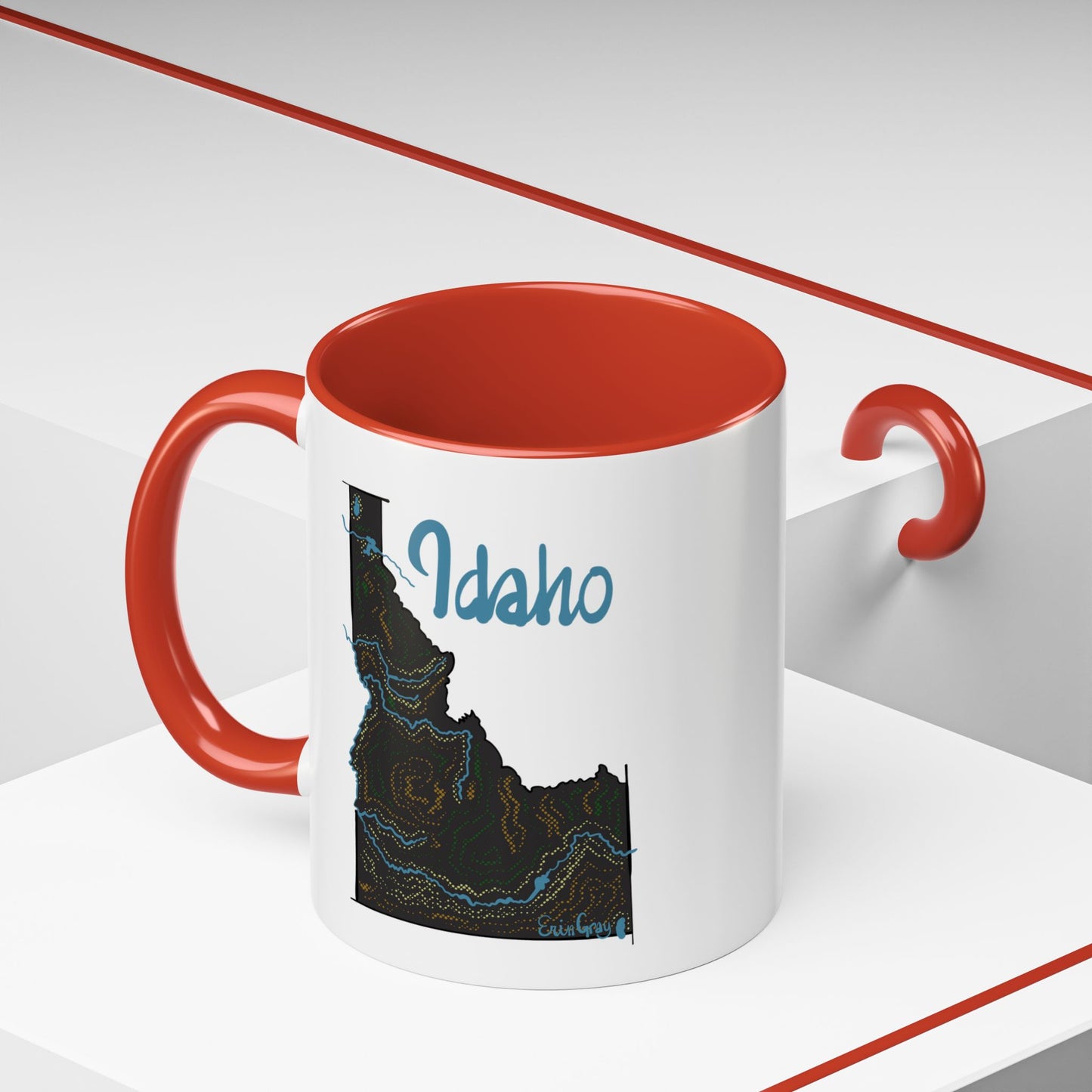 Idaho State Pride Coffee Mug — Designed by an independent Idaho artist — not a mass-produced brand.