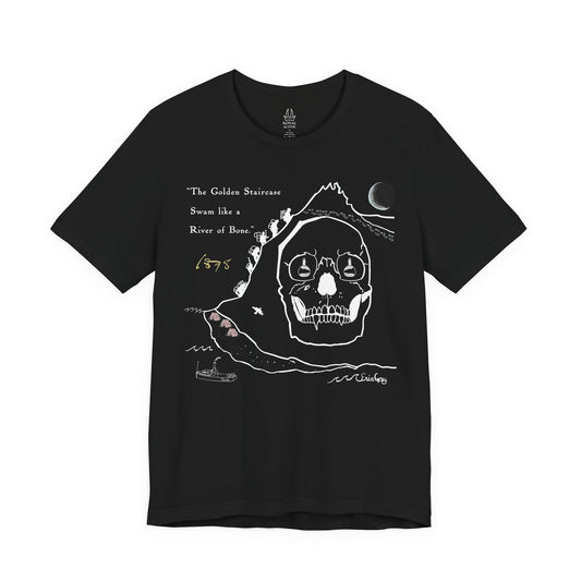 Klondike Gold Rush Story Tee — "The Golden Staircase Swam Like a River of Bone"