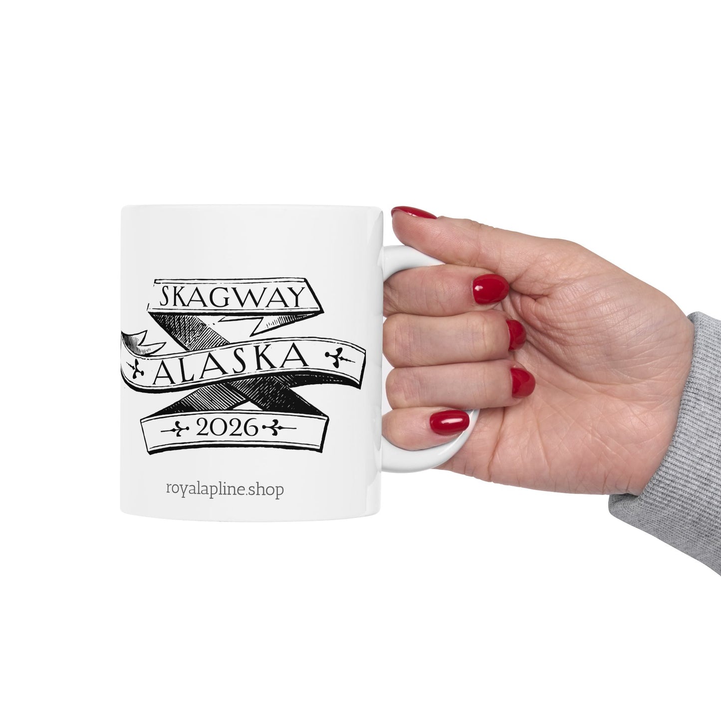 Welcome to Alaska Mug – Skagway Alaska Gold Rush Alaska Cruise Souvenir Coffee Mug |The Last Frontier