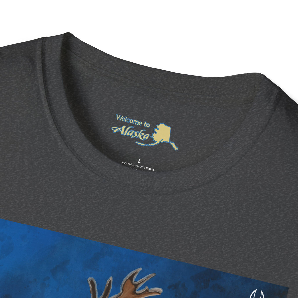 Caribou Reindeer Alaska Yukon T-Shirt — Vintage Wildlife Graphic Tee