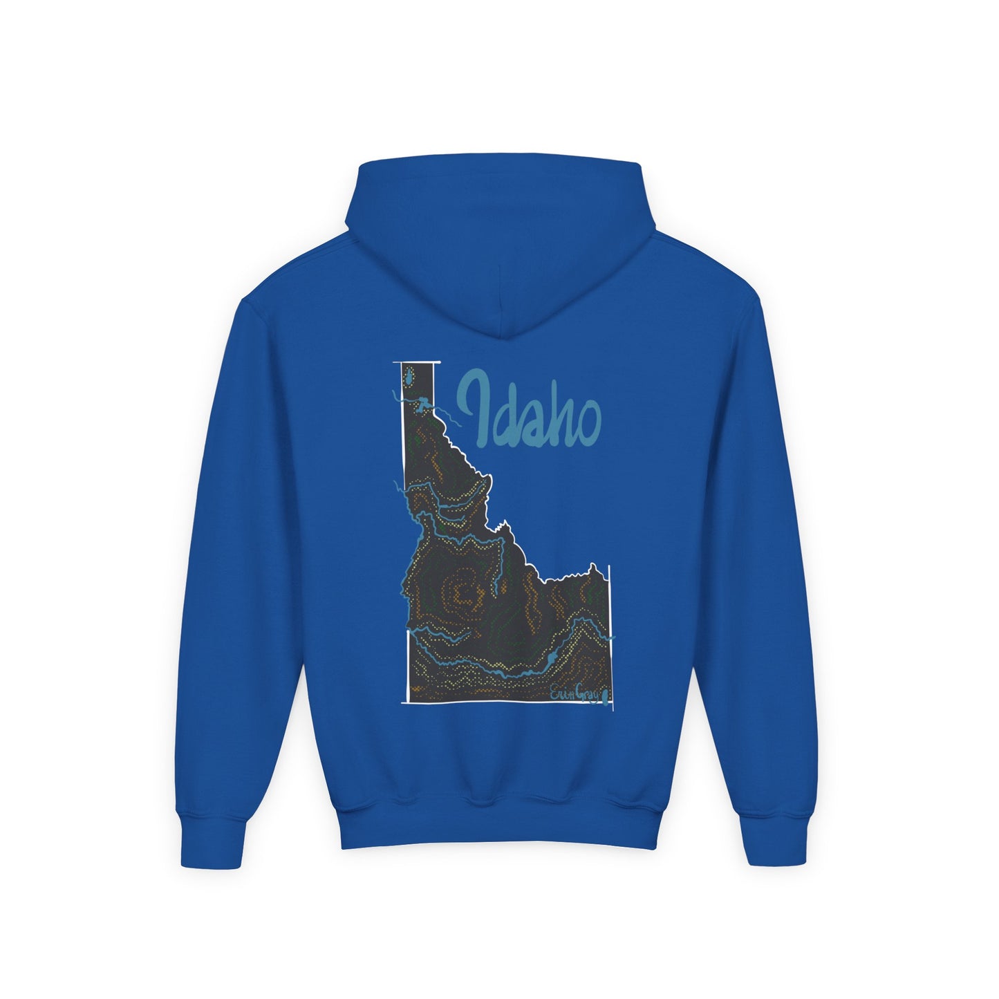 Idaho State Pride Youth Hoodie — Designed by an Independent Idaho Artist