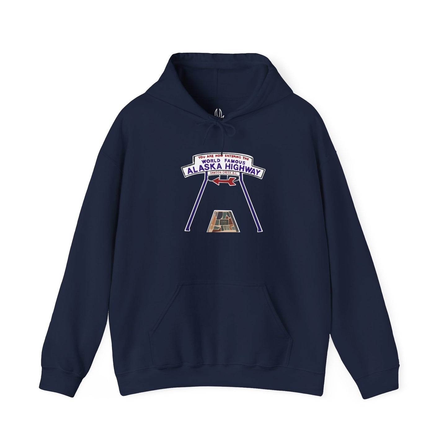 Alaska Highway Sign Hoodie – Word Famous Alaska Highway Pullover