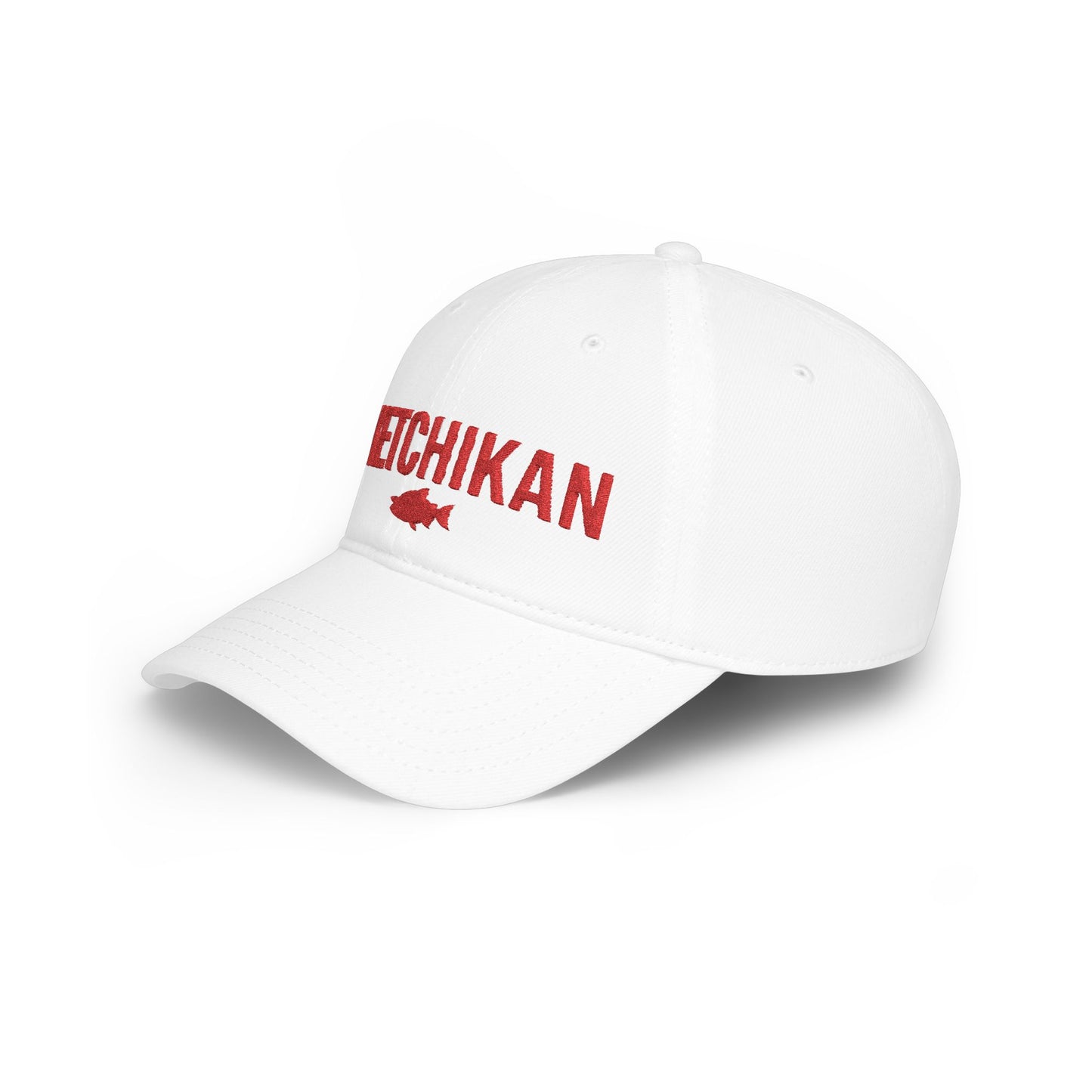 Ketchikan Alaska Embroidered Baseball Cap | Salmon Fishing Hat | Alaska Gift