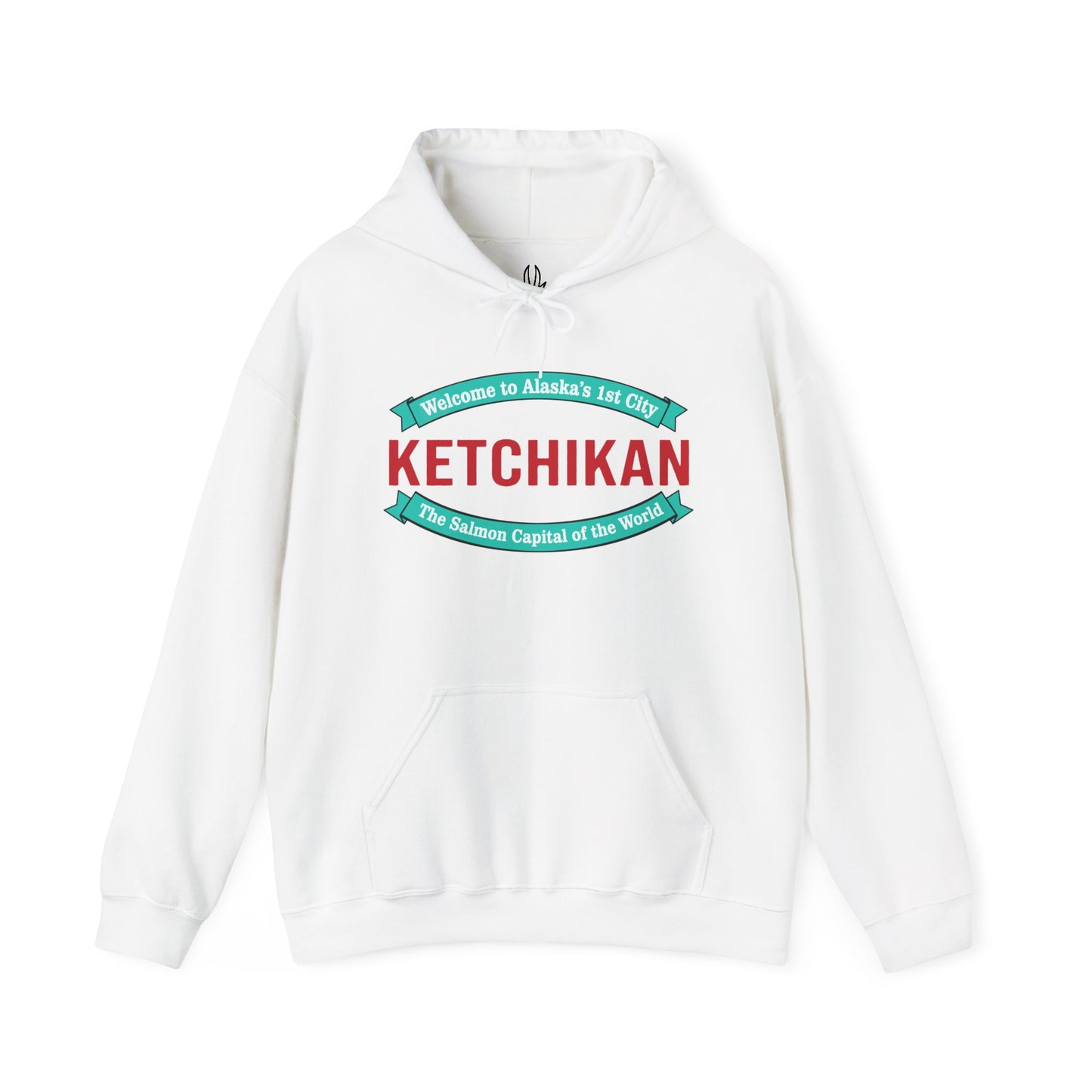Ketchikan Alaska Hooded Sweatshirt - 'Welcome to Alaska's 1st City' Travel Pullover
