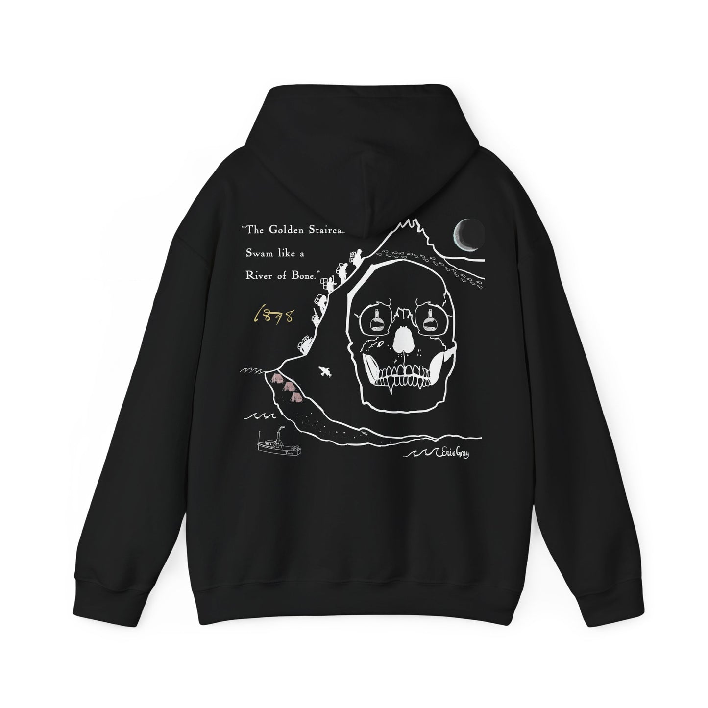 Klondike Gold Rush Skagway Hoodie — "The Golden Staircase Swam Like a River of Bone"