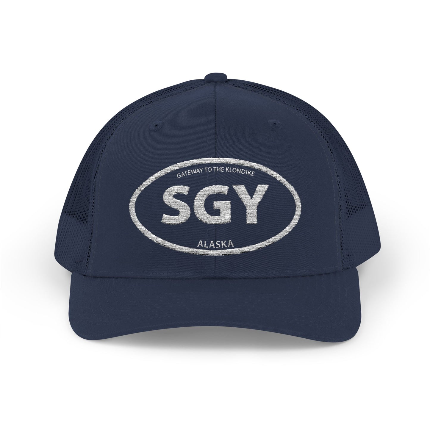 SGY Skagway, Alaska Trucker Hat — Vintage Gateway to the Klondike Snapback Cap