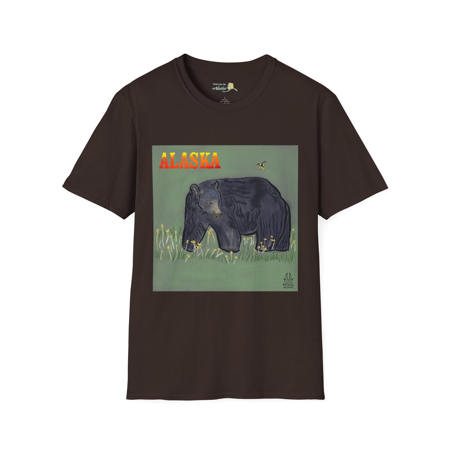 Alaska Black Bear T-Shirt — Vintage Wildlife Graphic Tee